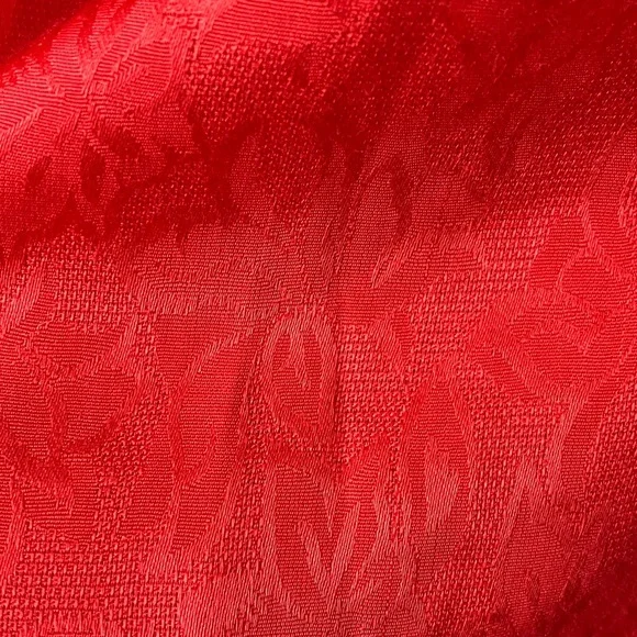 NWOT Urban Outfitters Small Vibrant Red Long-Sleeved Silky Dress - Picture 2 of 7